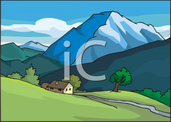 Grass and Tree Clipart