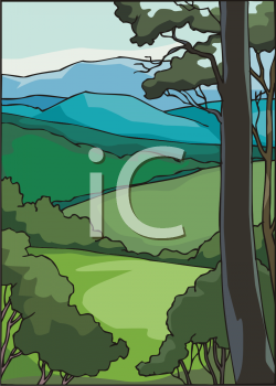 Grass and Tree Clipart