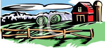 Farm Buildings Clipart