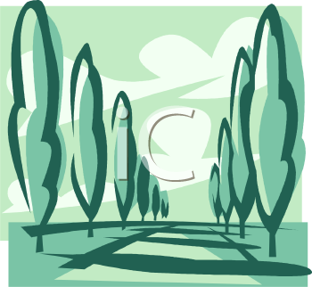 Grass and Tree Clipart