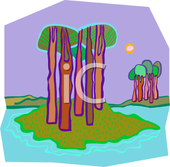 Grass and Tree Clipart