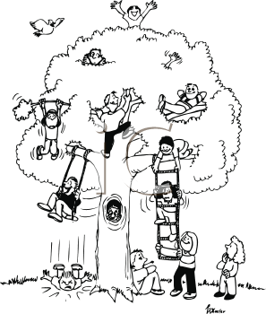 Grass and Tree Clipart