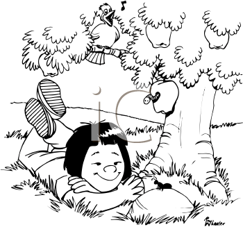 Grass and Tree Clipart