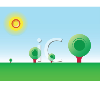 Grass and Tree Clipart