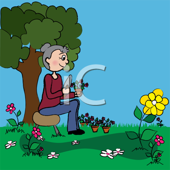 Grass and Tree Clipart