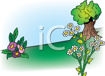 Grass and Tree Clipart