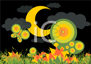 Grass and Tree Clipart